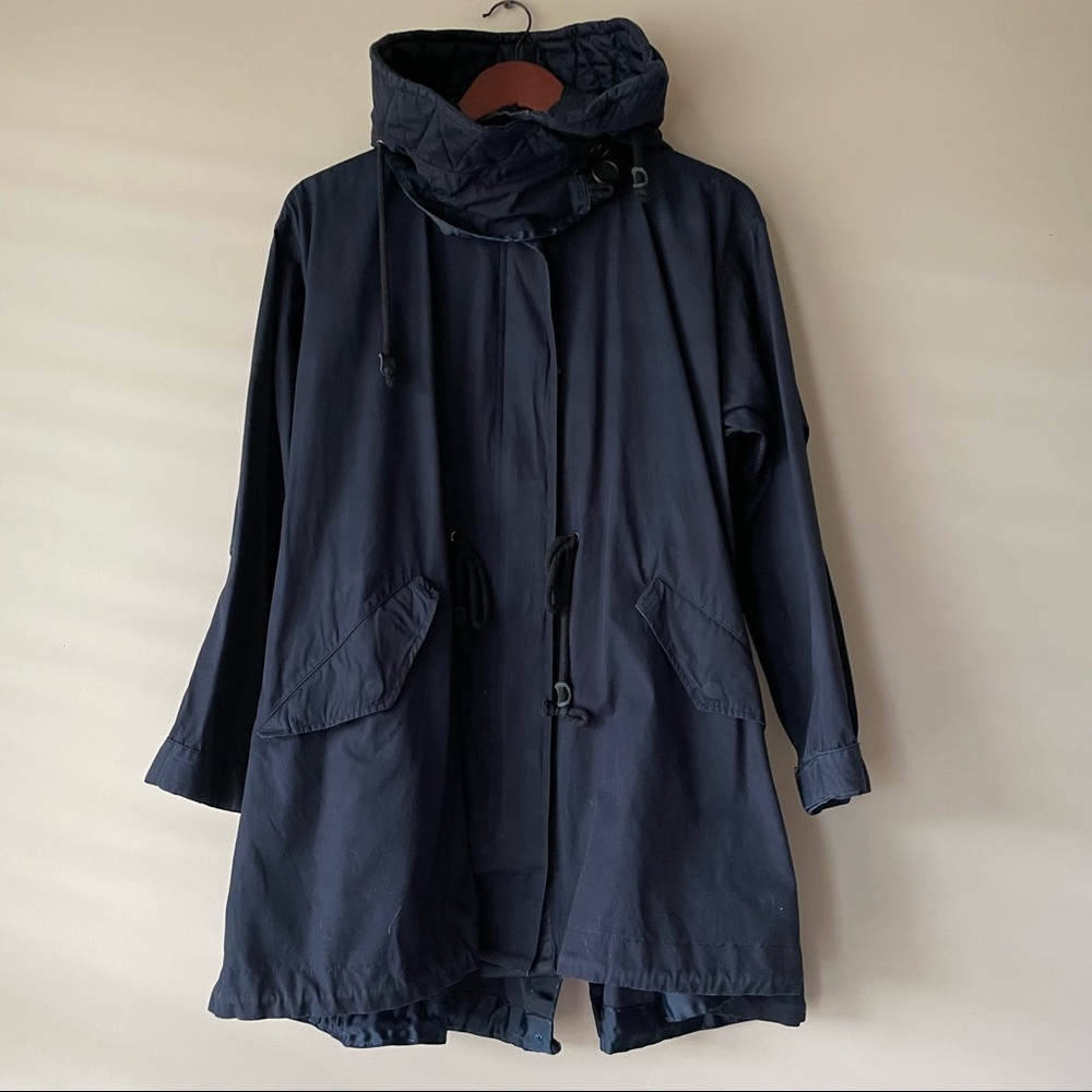 Maison Scotch Super Parka with Oversized Hood